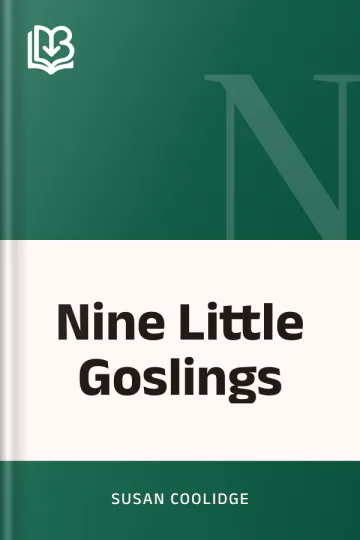 Nine Little Goslings by Susan Coolidge, book cover