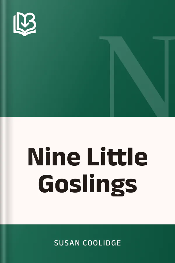 Nine Little Goslings by Susan Coolidge, book cover