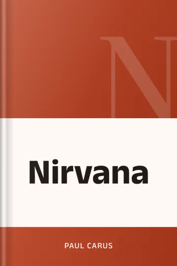 Nirvana by Paul Carus, book cover