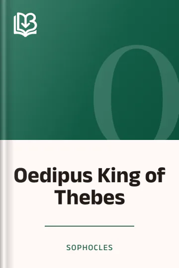 Oedipus King of Thebes by Sophocles, book cover