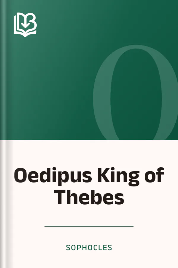 Oedipus King of Thebes by Sophocles, book cover