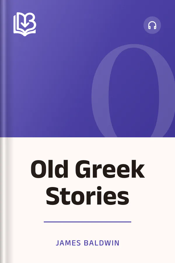 Old Greek Stories by James Baldwin, book cover
