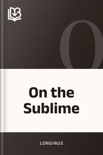 On the Sublime by Longinus, book cover