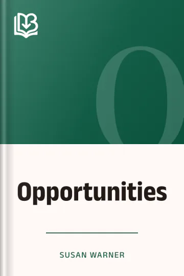Opportunities by Susan Warner, book cover