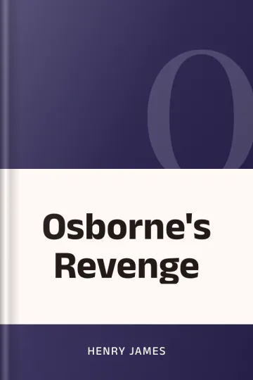 Osborne's Revenge by Henry James, book cover