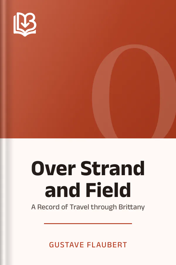 Over Strand and Field by Gustave Flaubert, book cover