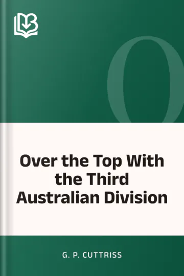 Over the Top With the Third Australian Division by G. P. Cuttriss, book cover