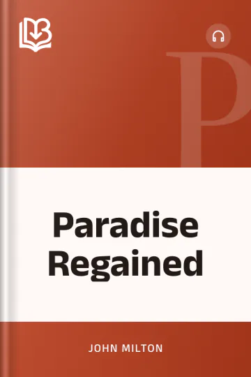 Paradise Regained by John Milton, book cover