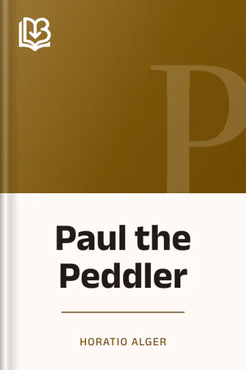 Paul the Peddler by Horatio Alger, book cover
