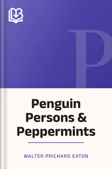 Penguin Persons & Peppermints by Walter Prichard Eaton, book cover