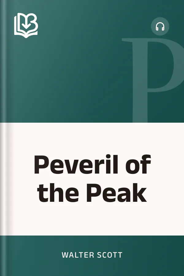 Peveril of the Peak by Walter Scott, book cover