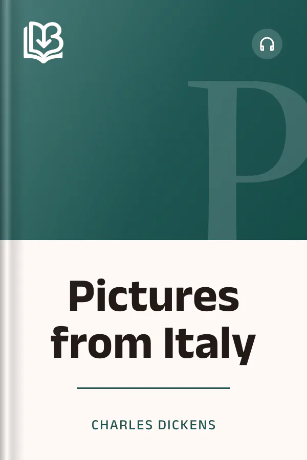 Pictures from Italy by Charles Dickens, book cover