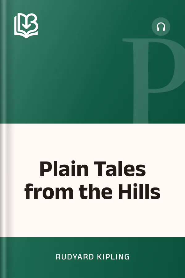 Plain Tales from the Hills by Rudyard Kipling, book cover