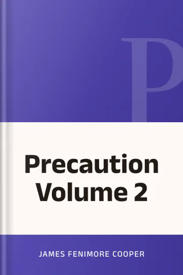 Precaution Volume 2 by James Fenimore Cooper, book cover