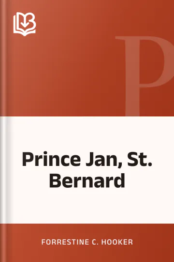 Prince Jan, St. Bernard by Forrestine C. Hooker, book cover