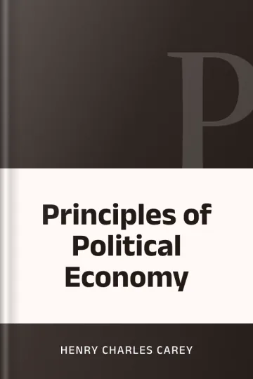 Principles of Political Economy by Henry Charles Carey, book cover