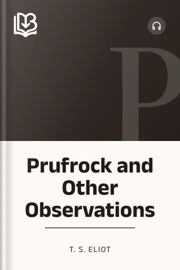 Prufrock and Other Observations by T. S. Eliot, book cover