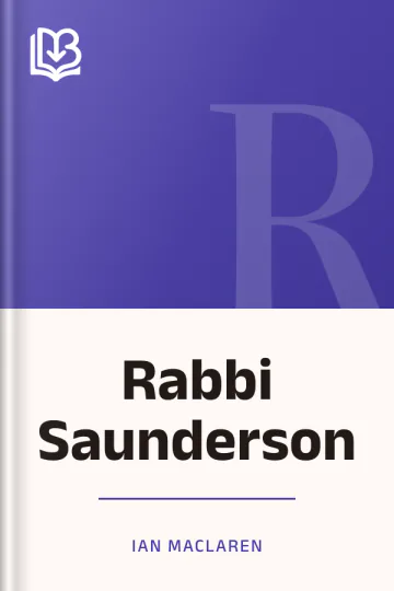 Rabbi Saunderson by Ian Maclaren, book cover