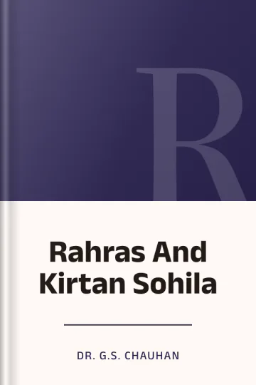 Rahras And Kirtan Sohila by Dr. G.S. Chauhan, book cover