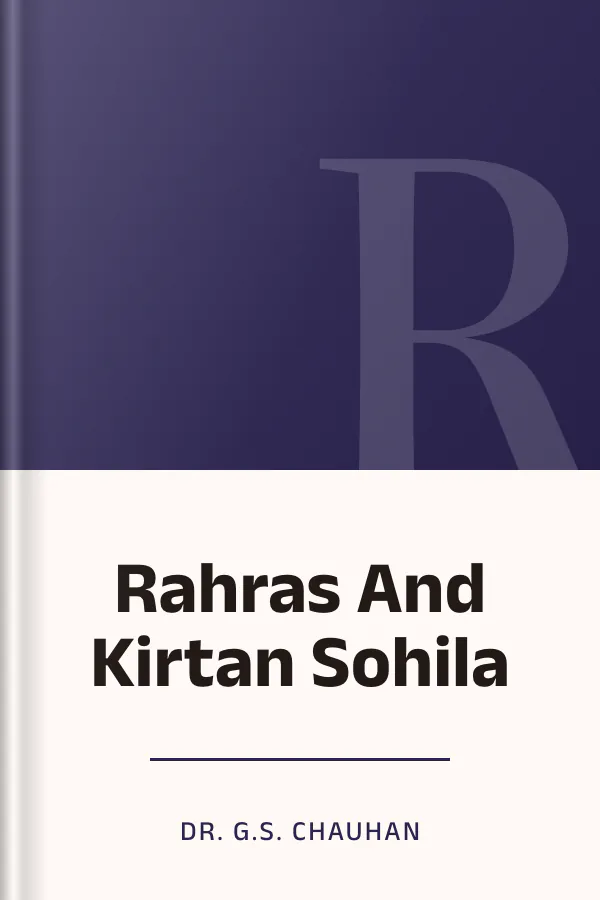 Rahras And Kirtan Sohila by Dr. G.S. Chauhan, book cover