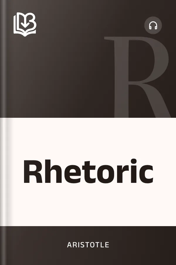 Rhetoric by Aristotle, book cover