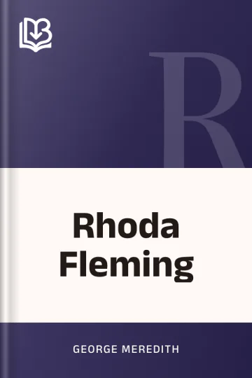 Rhoda Fleming by George Meredith, book cover