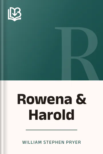 Rowena & Harold by William Stephen Pryer, book cover