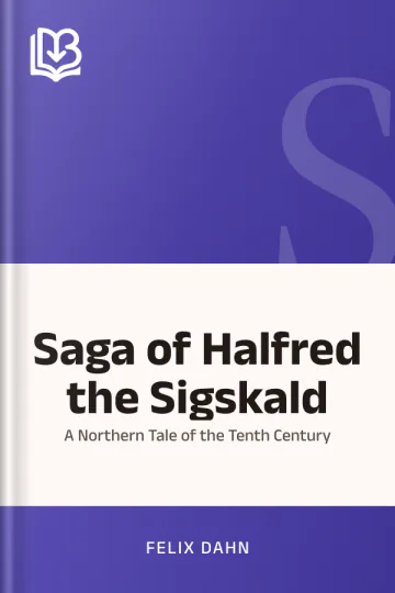 Saga of Halfred the Sigskald by Felix Dahn, book cover
