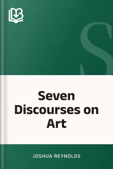Seven Discourses on Art by Joshua Reynolds, book cover