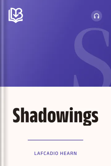 Shadowings by Lafcadio Hearn, book cover