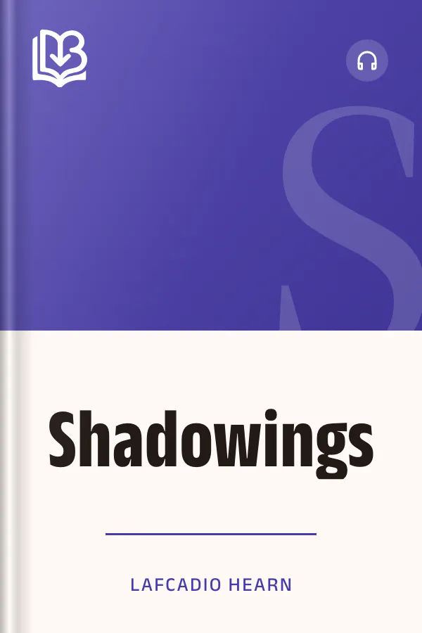 Shadowings by Lafcadio Hearn, book cover
