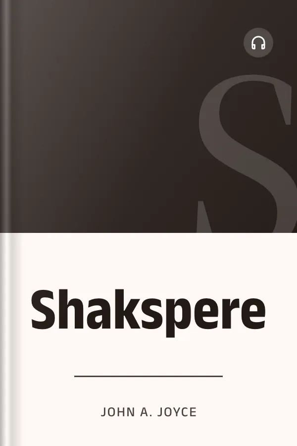 Shakspere by John A. Joyce, book cover
