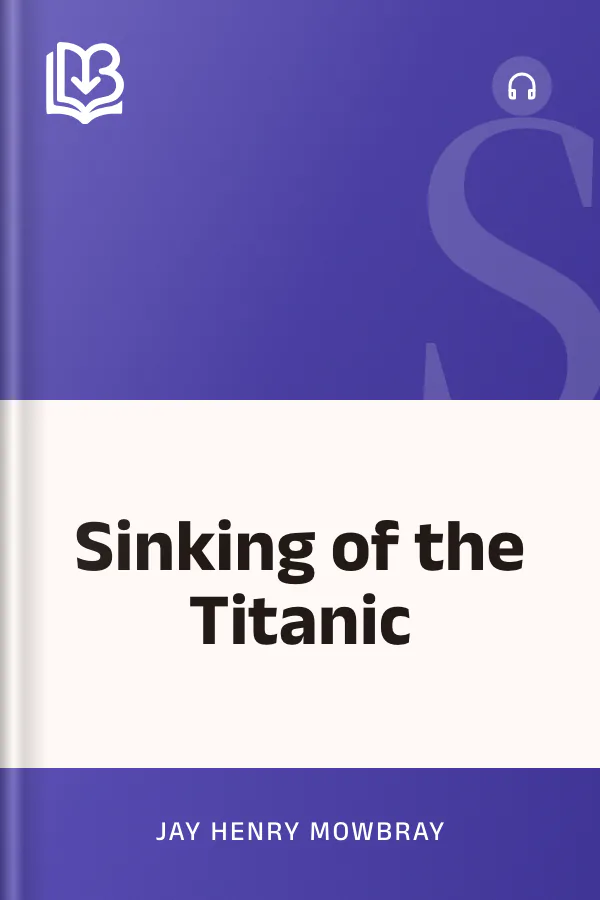 Sinking of the Titanic by Jay Henry Mowbray, book cover