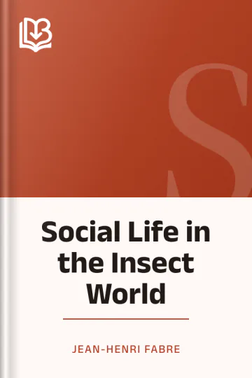Social Life in the Insect World by Jean-Henri Fabre, book cover