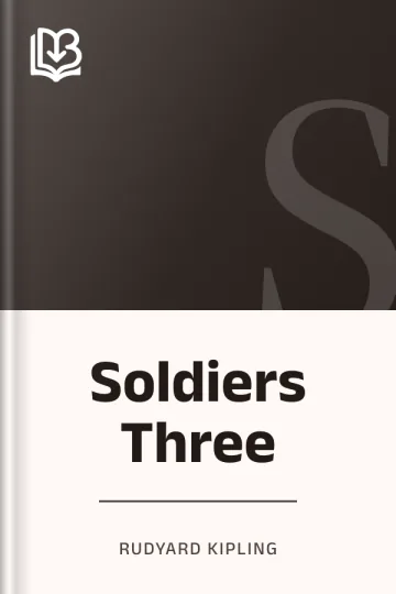 Soldiers Three by Rudyard Kipling, book cover