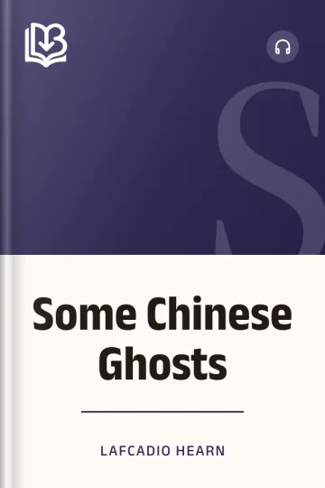 Some Chinese Ghosts by Lafcadio Hearn, book cover
