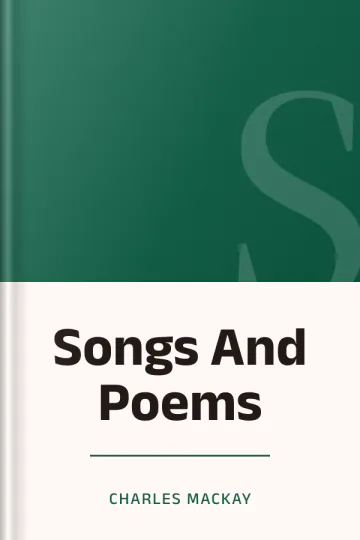 Songs And Poems by Charles MacKay, book cover