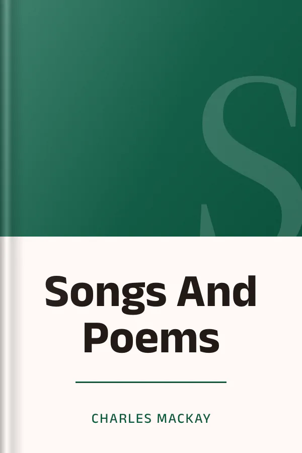Songs And Poems by Charles MacKay, book cover