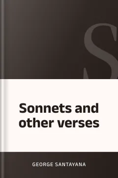 Sonnets and other verses - George Santayana