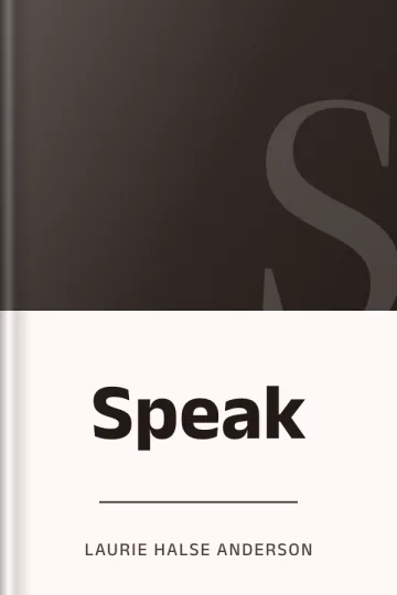 Speak by Laurie Halse Anderson, book cover