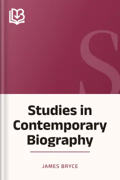 Studies in Contemporary Biography - James Bryce