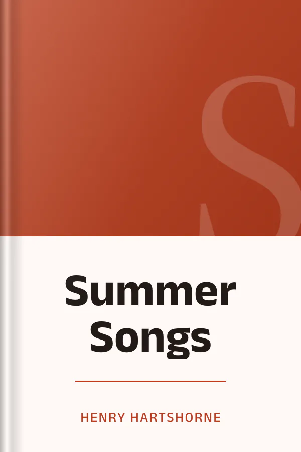 Summer Songs by Henry Hartshorne, book cover
