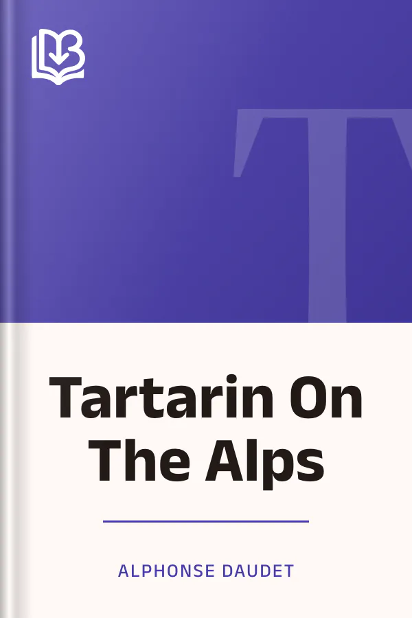 Tartarin On The Alps by Alphonse Daudet, book cover