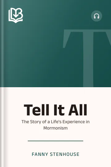 Tell It All by Fanny Stenhouse, book cover