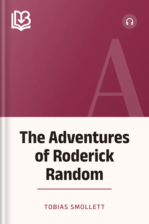 The Adventures of Roderick Random by Tobias Smollett, book cover