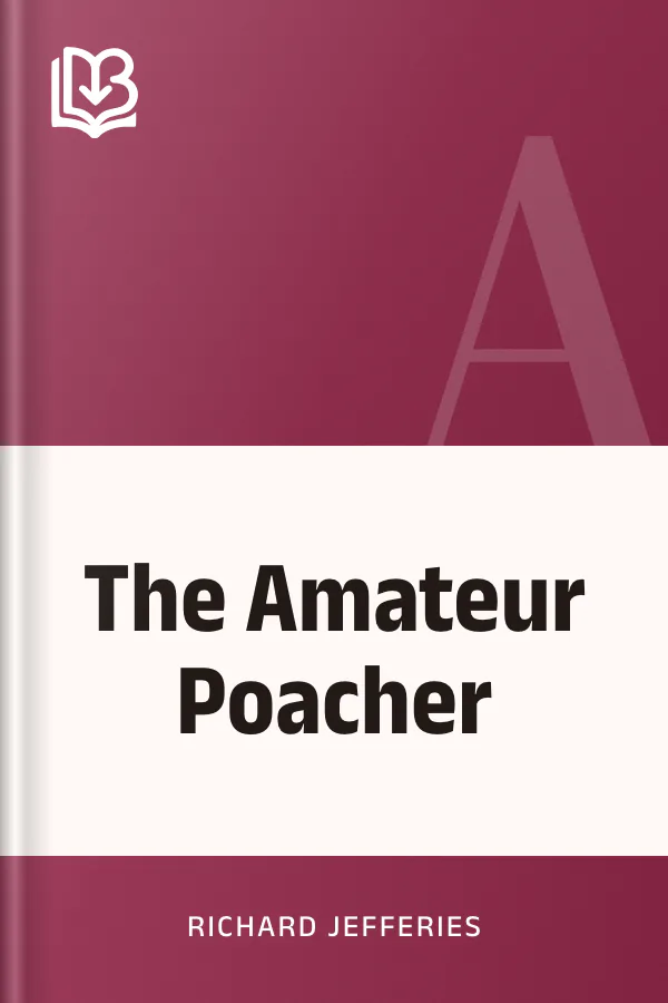 The Amateur Poacher by Richard Jefferies, book cover