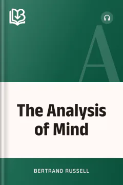 The Analysis of Mind - Bertrand Russell