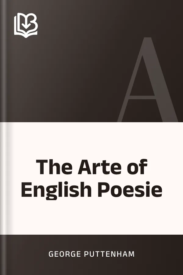 The Arte of English Poesie by George Puttenham, book cover
