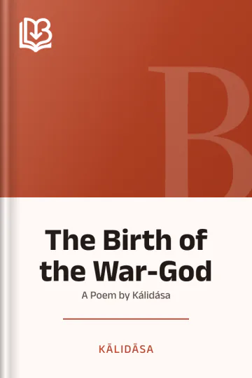 The Birth of the War-God by Kālidāsa, book cover