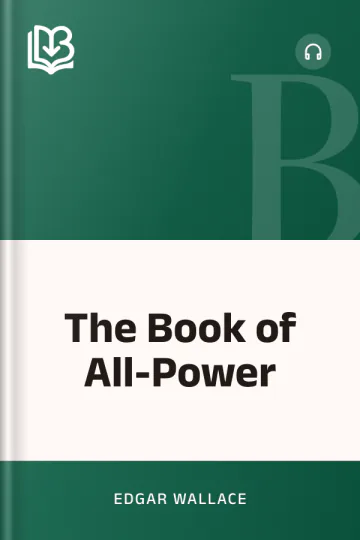 The Book of All-Power by Edgar Wallace, book cover